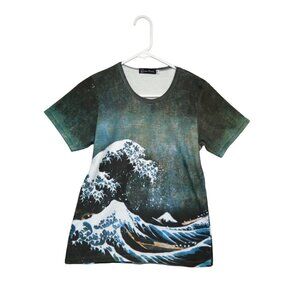 Eastern Serenity Size M T Shirt‎ Landscape Painting Art Printing